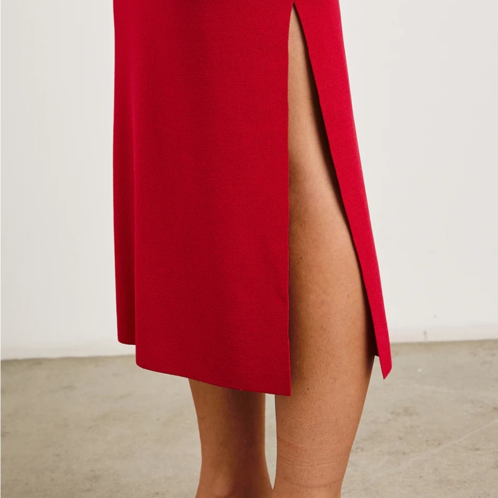 Rails Alora Midi Dress Small - Cherry Red - Picture 7 of 9